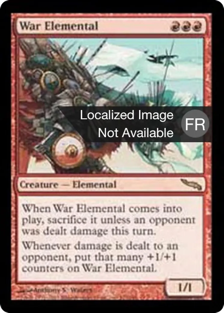 Élémental de guerre — Mirrodin — Magic: The Gathering