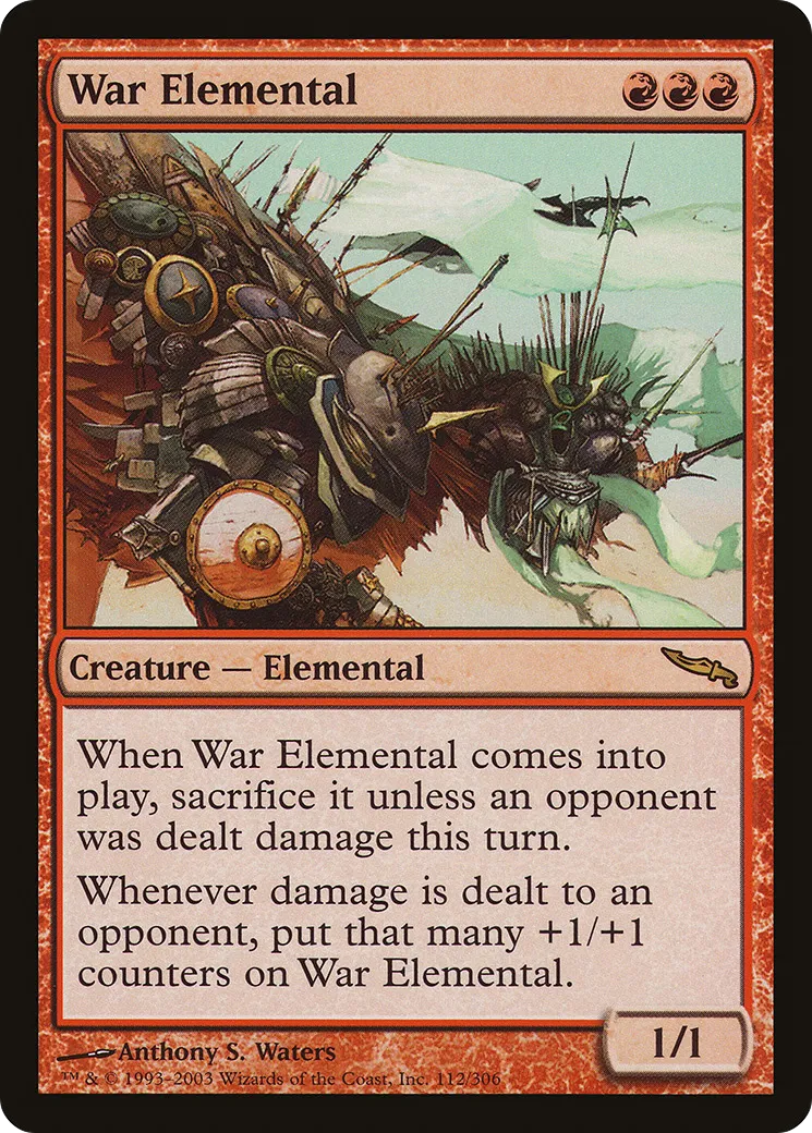 Élémental de guerre — Mirrodin — Magic: The Gathering