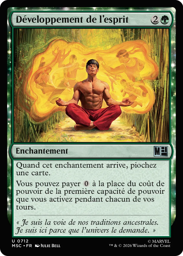 Développement de l'esprit — Marvel Super Heroes Commander — Magic: The Gathering