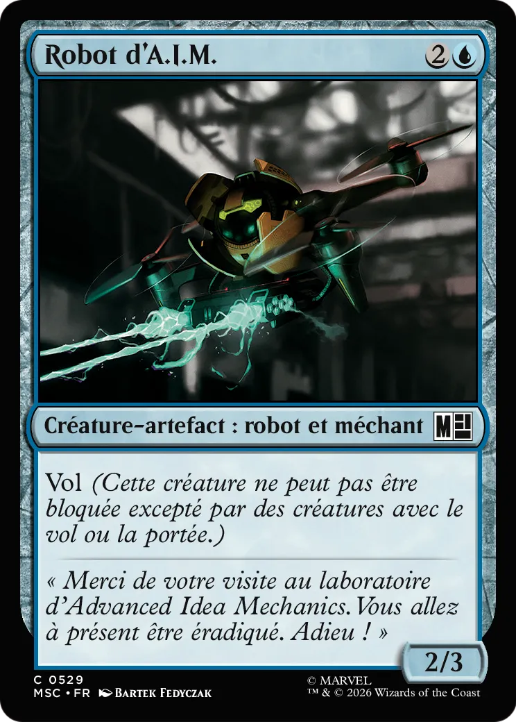 Robot d'A.I.M. — Marvel Super Heroes Commander — Magic: The Gathering