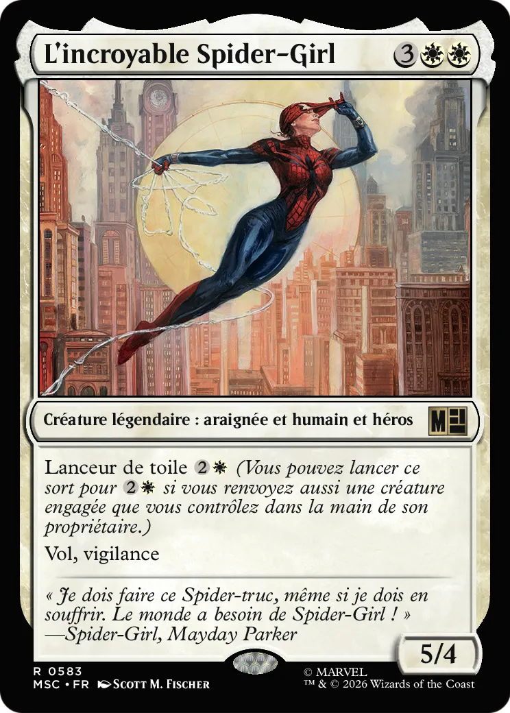 L'incroyable Spider-Girl — Marvel Super Heroes Commander — Magic: The Gathering