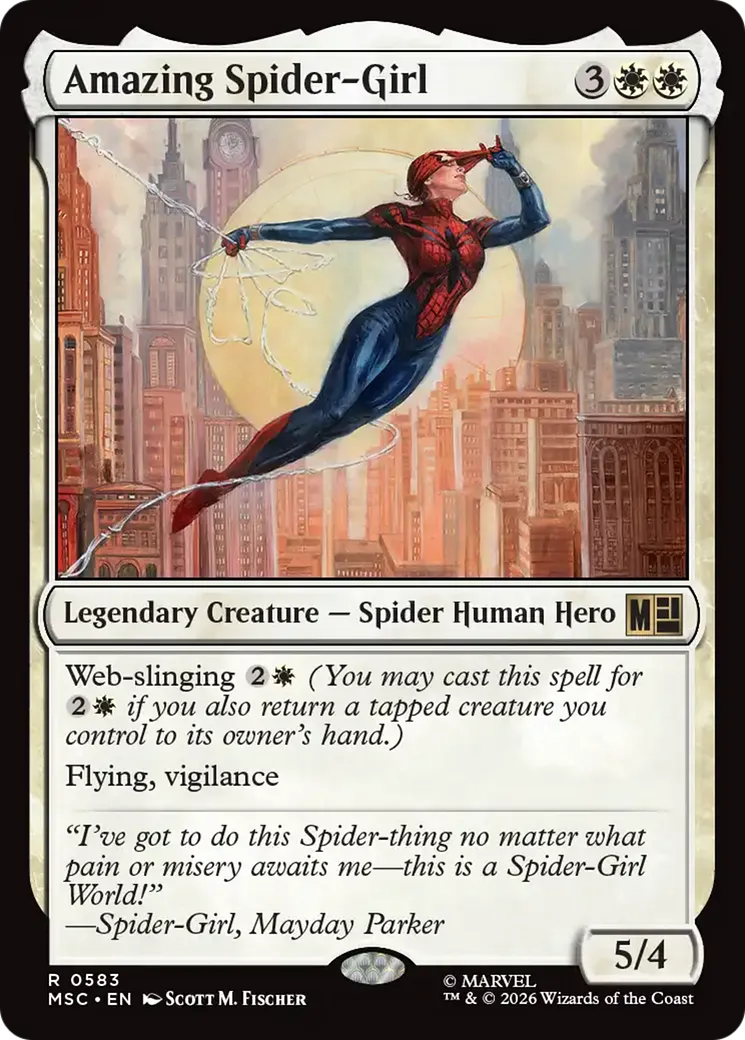 Amazing Spider-Girl — Marvel Super Heroes Commander — Magic: The Gathering