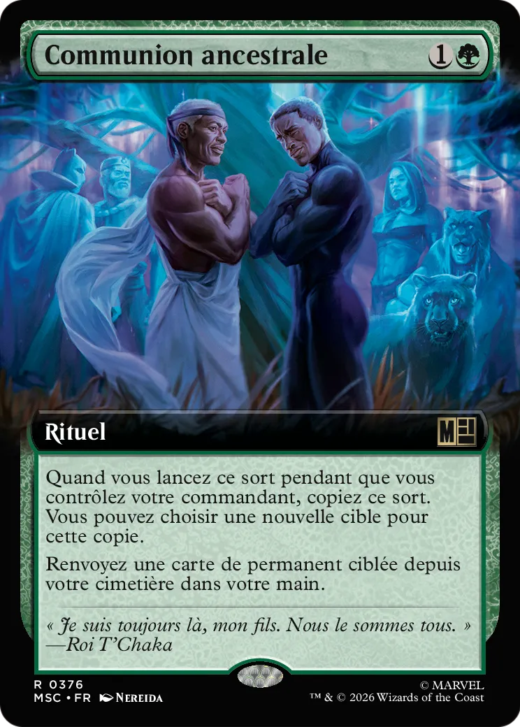 Communion ancestrale — Marvel Super Heroes Commander — Magic: The Gathering