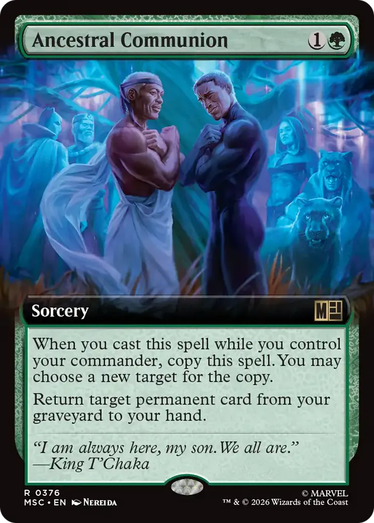 Ancestral Communion — Marvel Super Heroes Commander — Magic: The Gathering