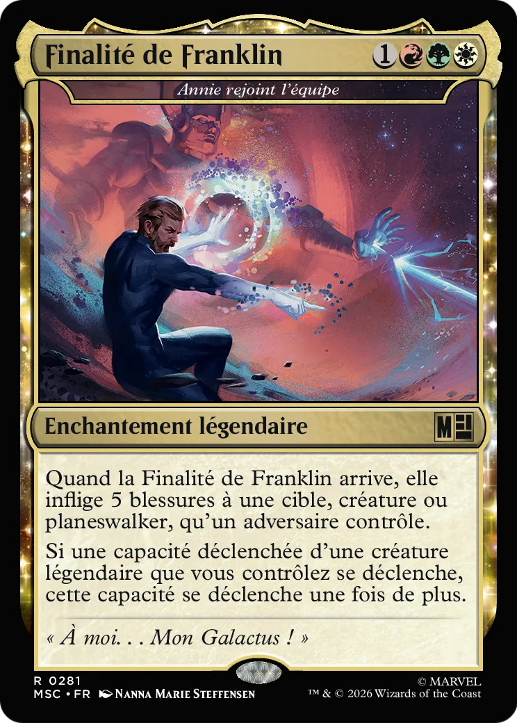 Annie rejoint l'équipe — Marvel Super Heroes Commander — Magic: The Gathering
