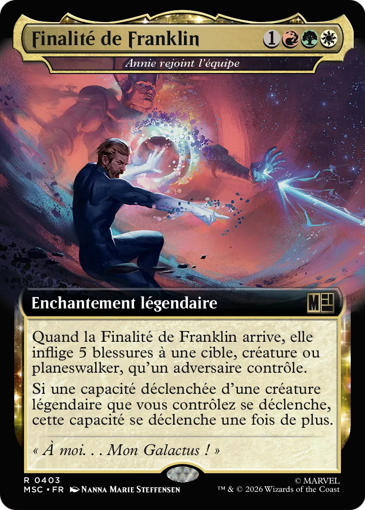 Annie rejoint l'équipe — Marvel Super Heroes Commander — Magic: The Gathering