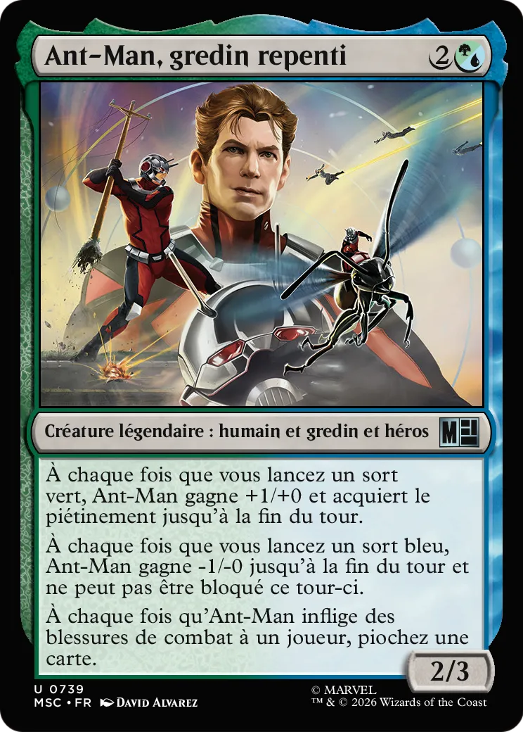 Ant-Man, gredin repenti — Marvel Super Heroes Commander — Magic: The Gathering