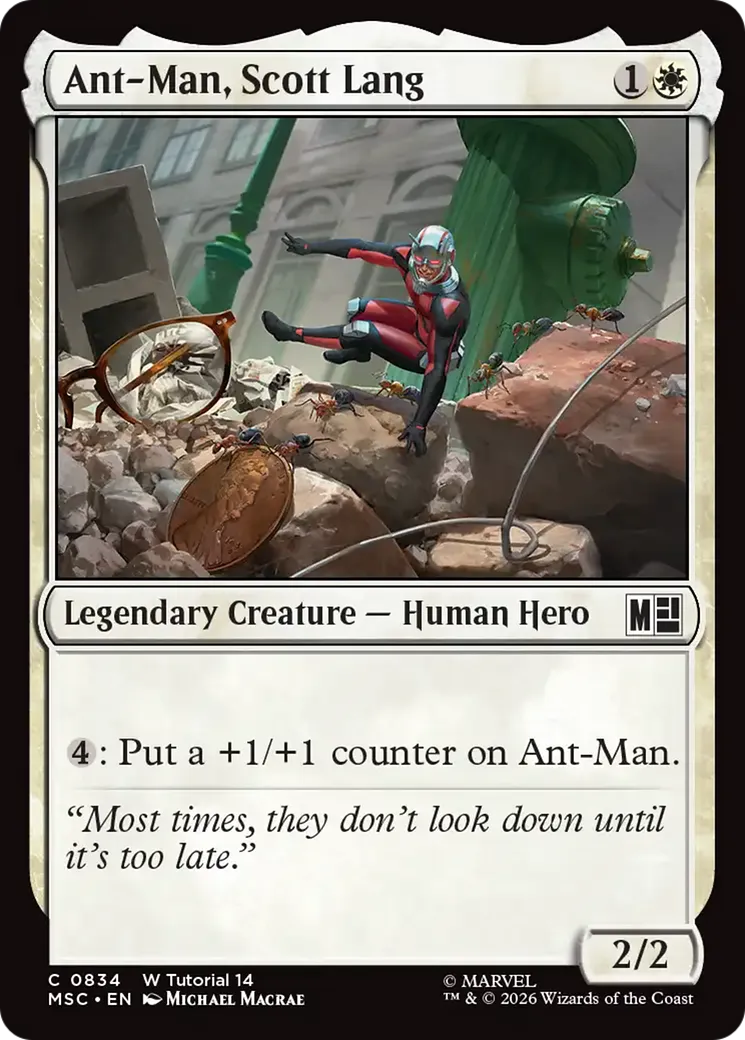 Ant-Man, Scott Lang — Marvel Super Heroes Commander — Magic: The Gathering