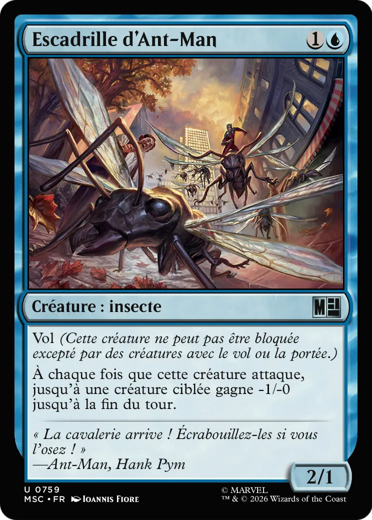 Escadrille d'Ant-Man — Marvel Super Heroes Commander — Magic: The Gathering