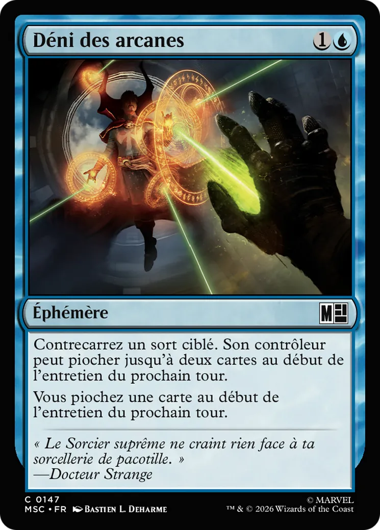 Déni des arcanes — Marvel Super Heroes Commander — Magic: The Gathering