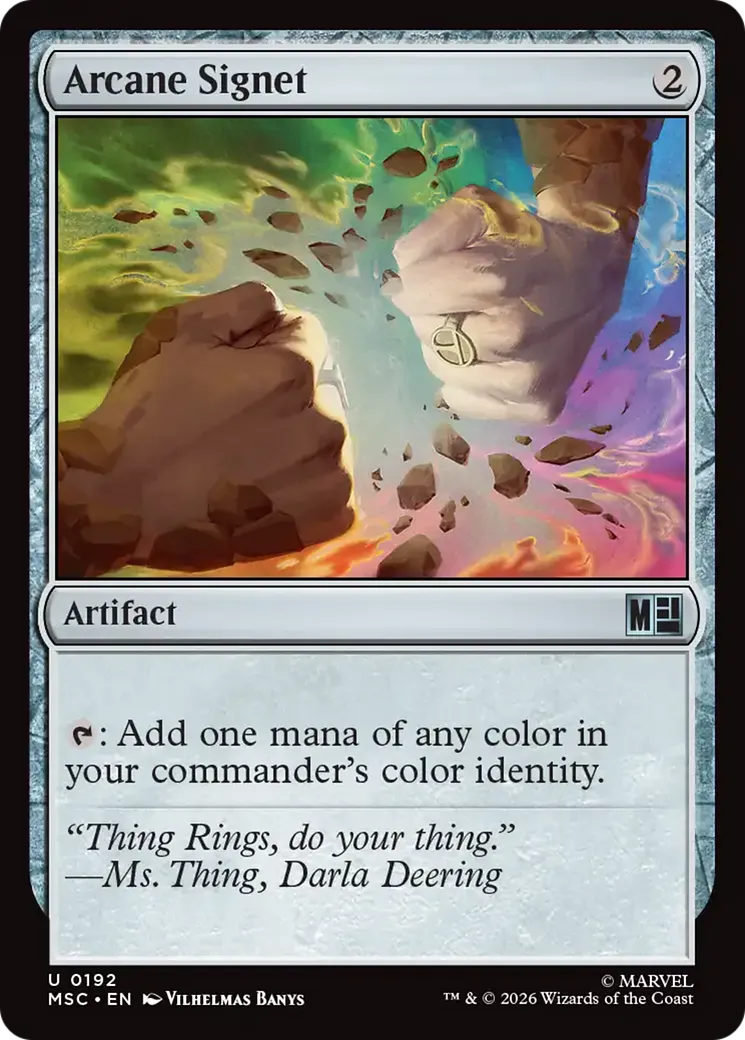 Cachet d'ésotérisme — Marvel Super Heroes Commander — Magic: The Gathering