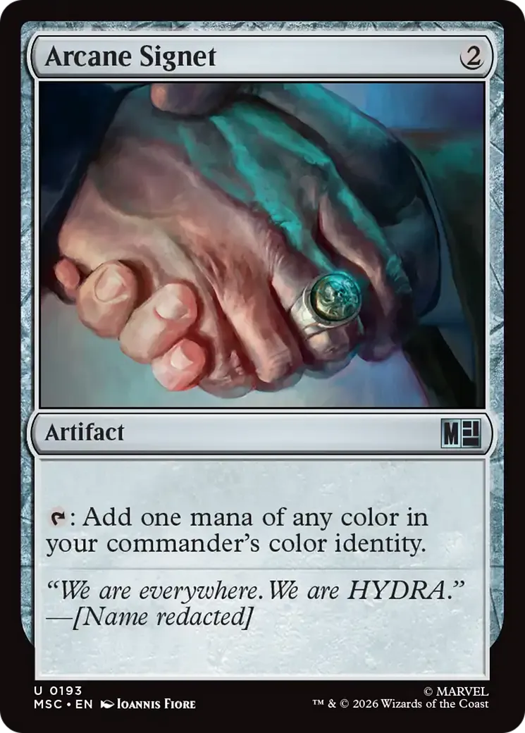 Arcane Signet from Marvel Super Heroes Commander - Magic: The Gathering