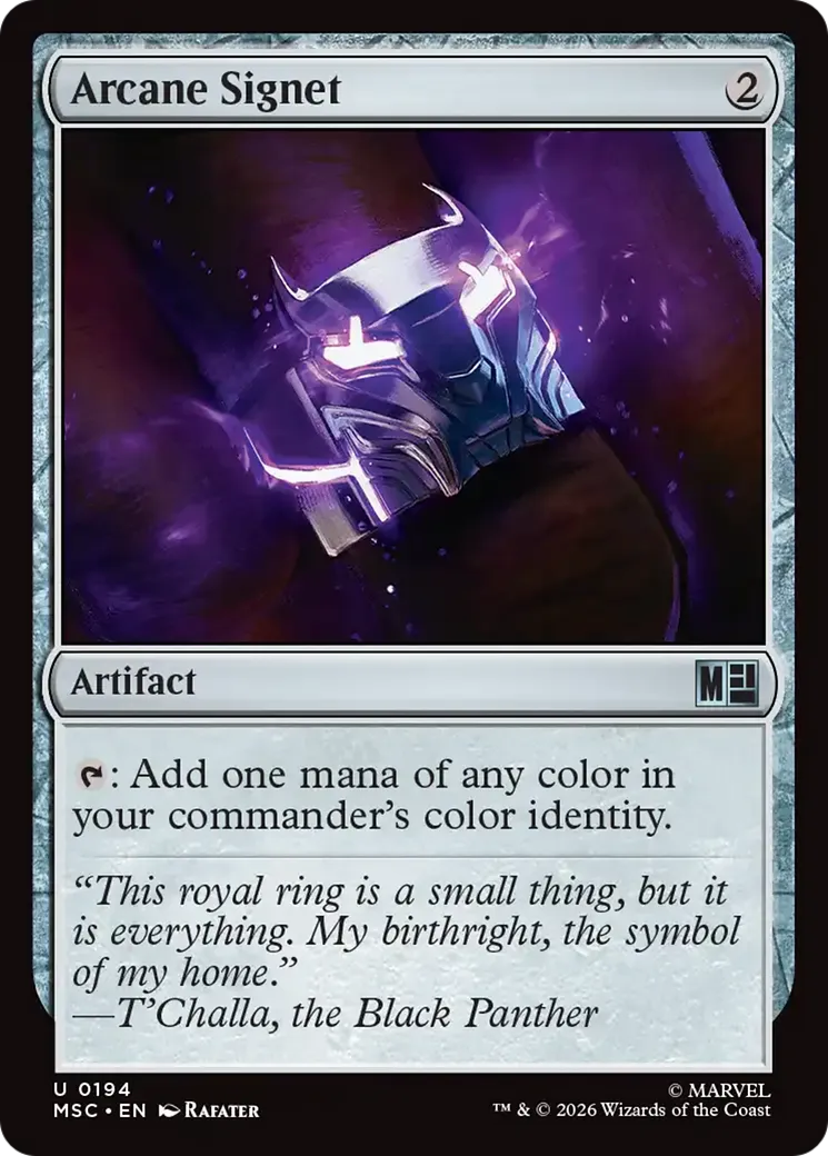 Cachet d'ésotérisme — Marvel Super Heroes Commander — Magic: The Gathering