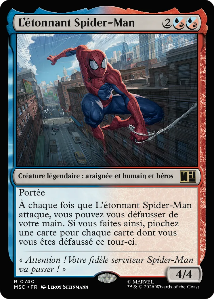 L'étonnant Spider-Man — Marvel Super Heroes Commander — Magic: The Gathering