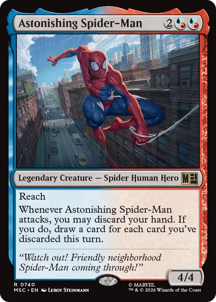 Astonishing Spider-Man — Marvel Super Heroes Commander — Magic: The Gathering