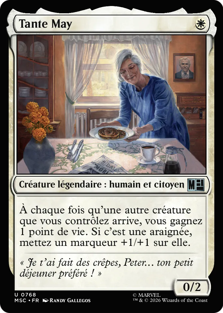 Tante May — Marvel Super Heroes Commander — Magic: The Gathering