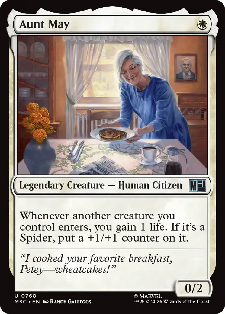 Aunt May — Marvel Super Heroes Commander — Magic: The Gathering