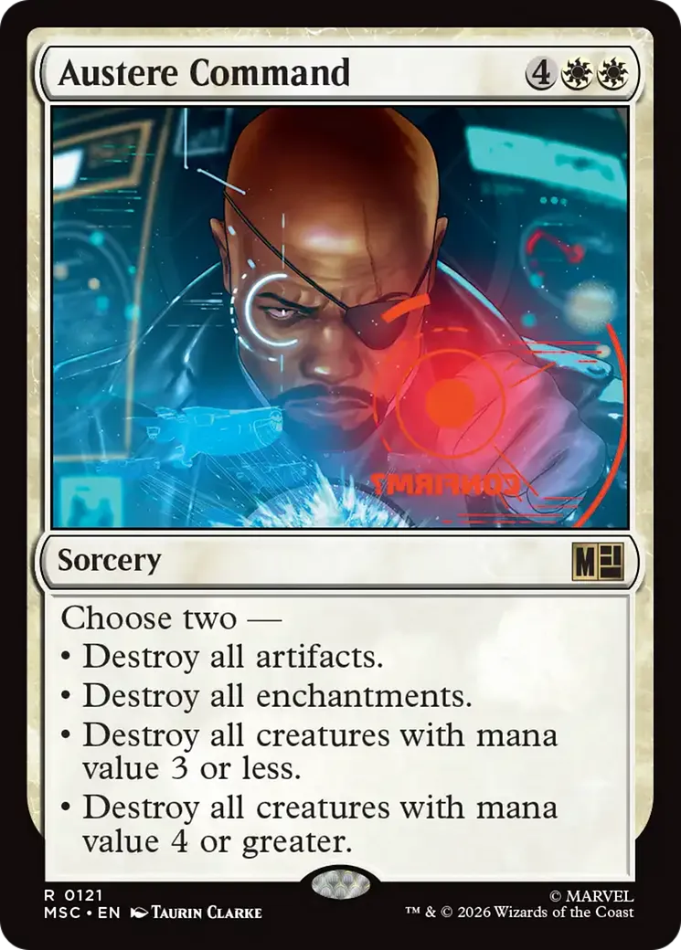 Commandement d'austérité — Marvel Super Heroes Commander — Magic: The Gathering