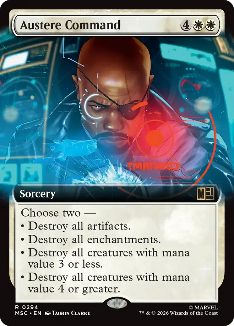 Austere Command — Marvel Super Heroes Commander — Magic: The Gathering