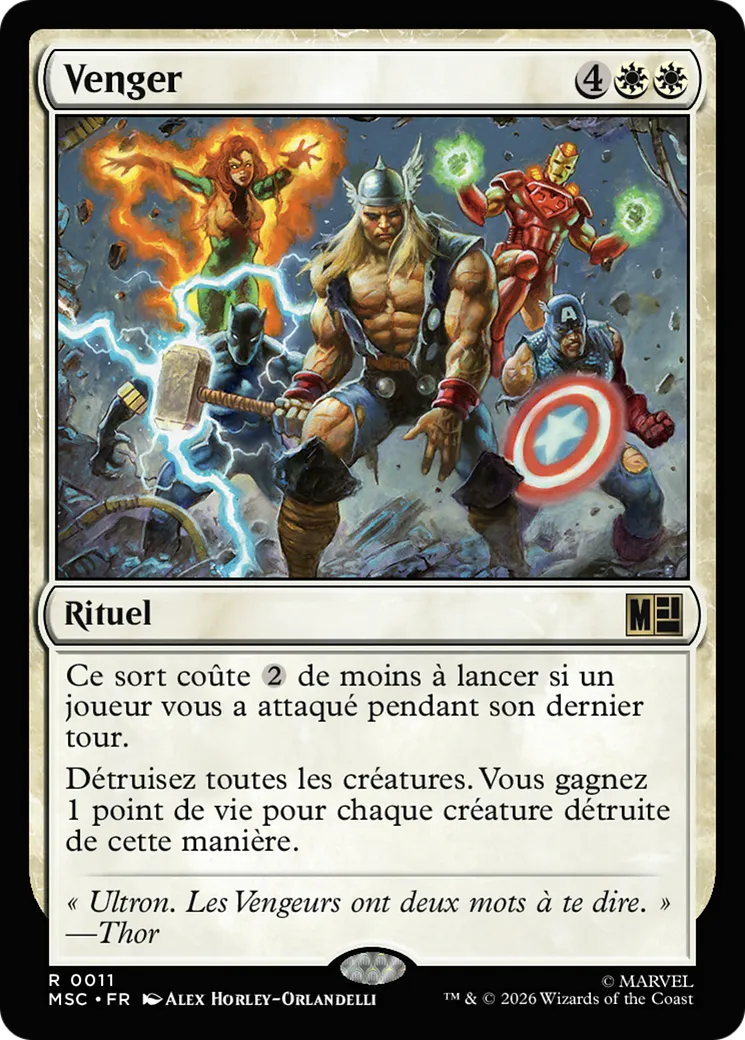 Venger — Marvel Super Heroes Commander — Magic: The Gathering