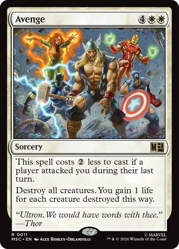 Venger — Marvel Super Heroes Commander — Magic: The Gathering