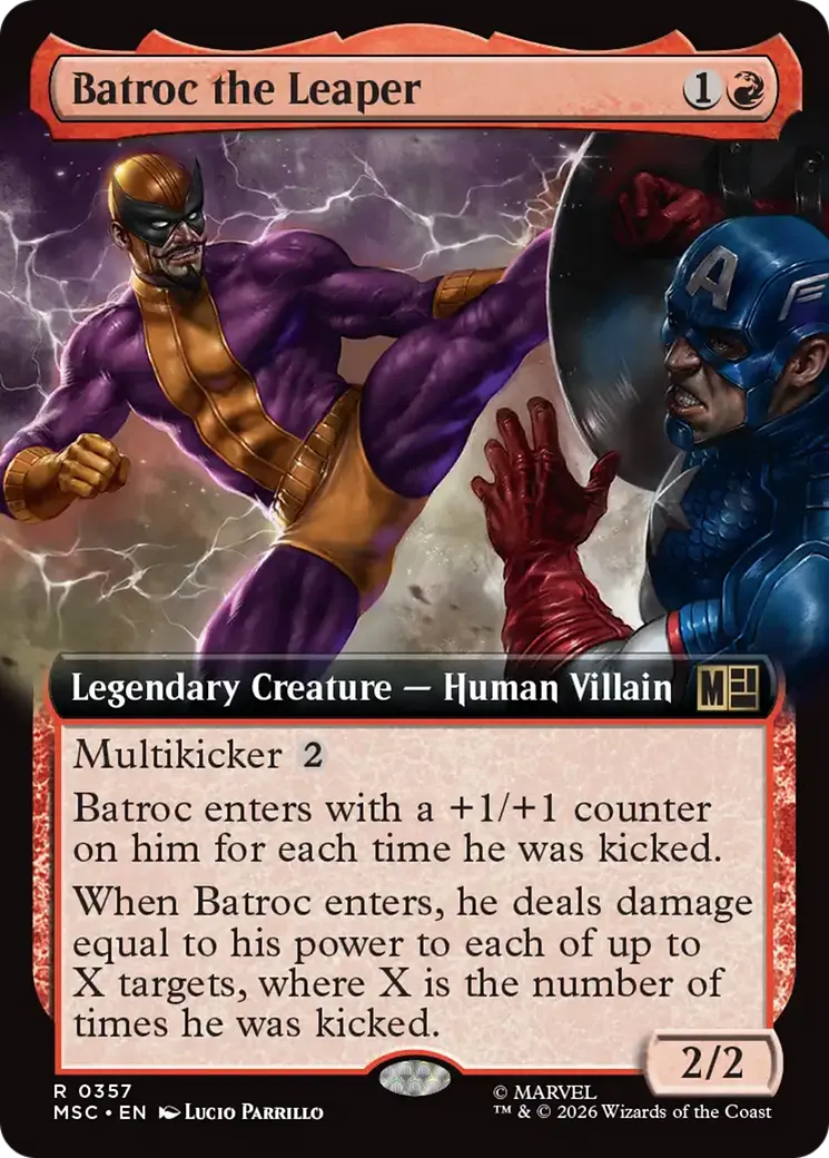 Batroc the Leaper — Marvel Super Heroes Commander — Magic: The Gathering