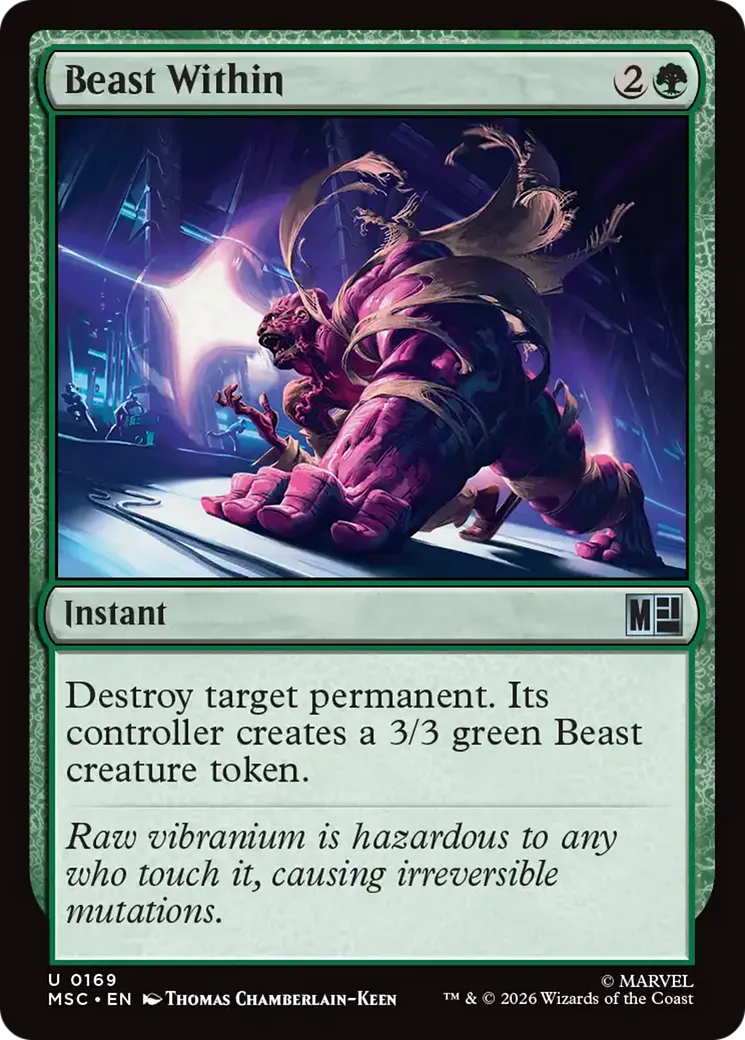 Réveiller la bête — Marvel Super Heroes Commander — Magic: The Gathering