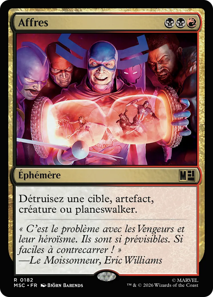 Affres — Marvel Super Heroes Commander — Magic: The Gathering