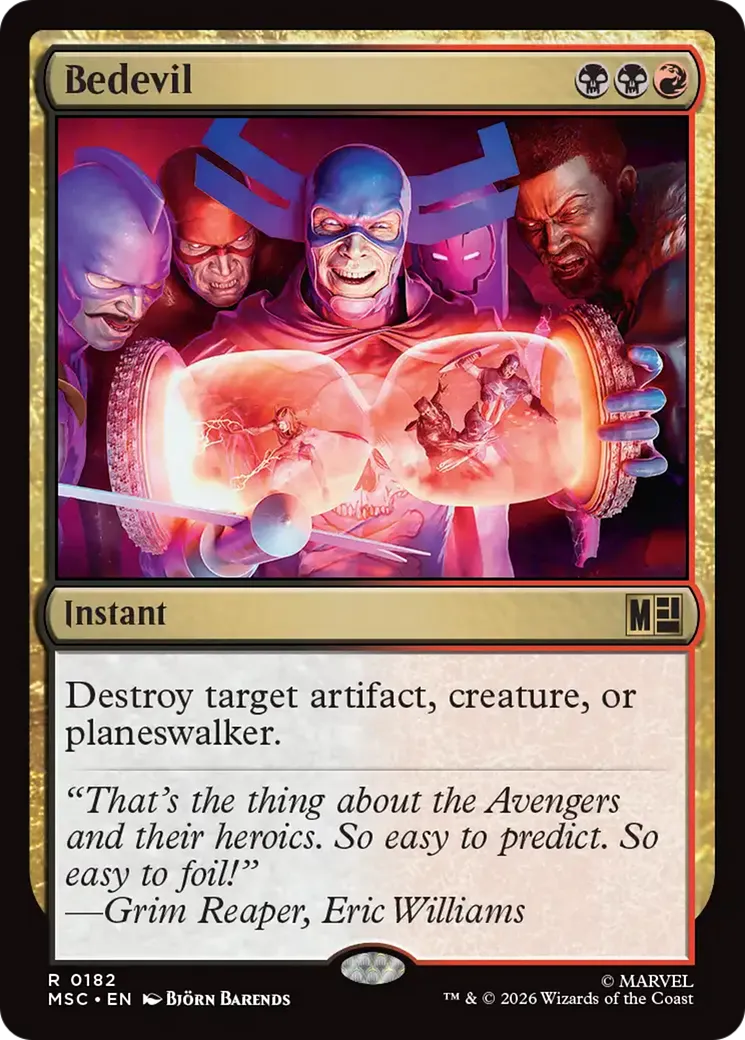 Affres — Marvel Super Heroes Commander — Magic: The Gathering