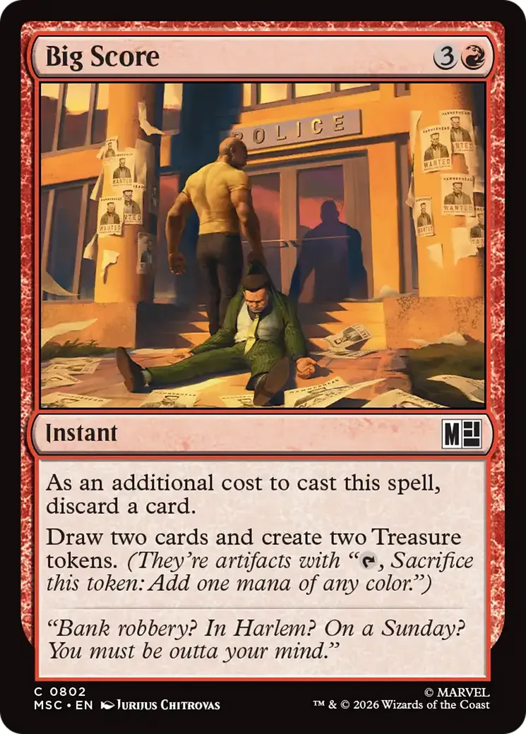 Le pactole — Marvel Super Heroes Commander — Magic: The Gathering