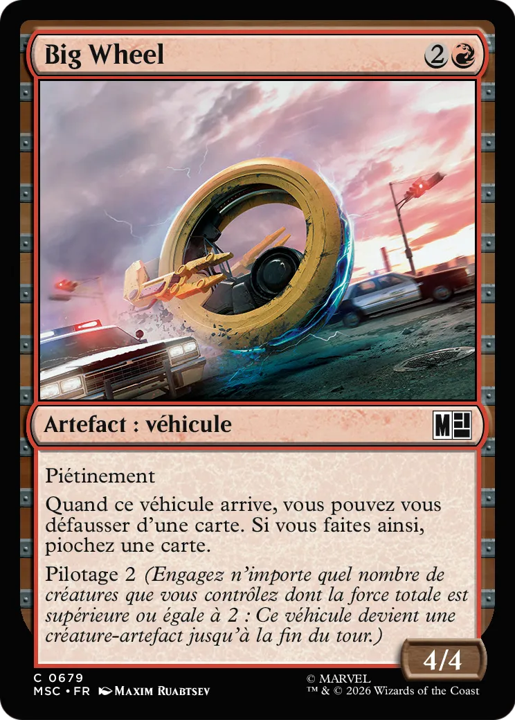 Big Wheel — Marvel Super Heroes Commander — Magic: The Gathering