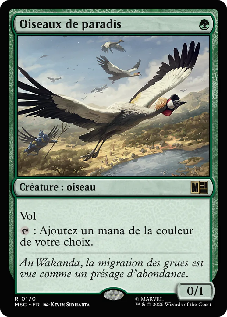 Oiseaux de paradis — Marvel Super Heroes Commander — Magic: The Gathering