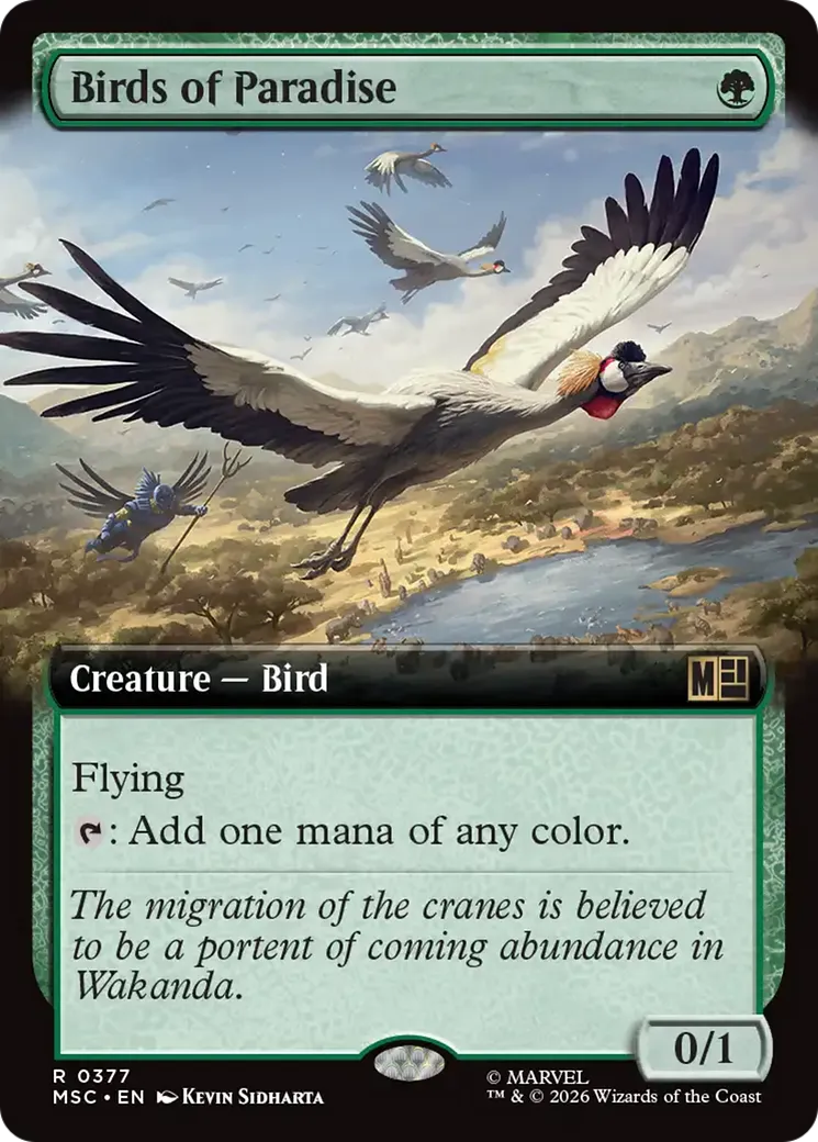 Birds of Paradise — Marvel Super Heroes Commander — Magic: The Gathering