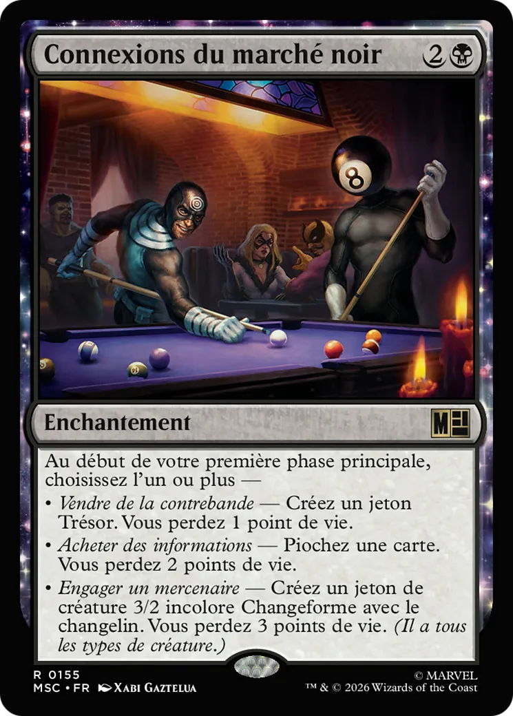 Connexions du marché noir — Marvel Super Heroes Commander — Magic: The Gathering