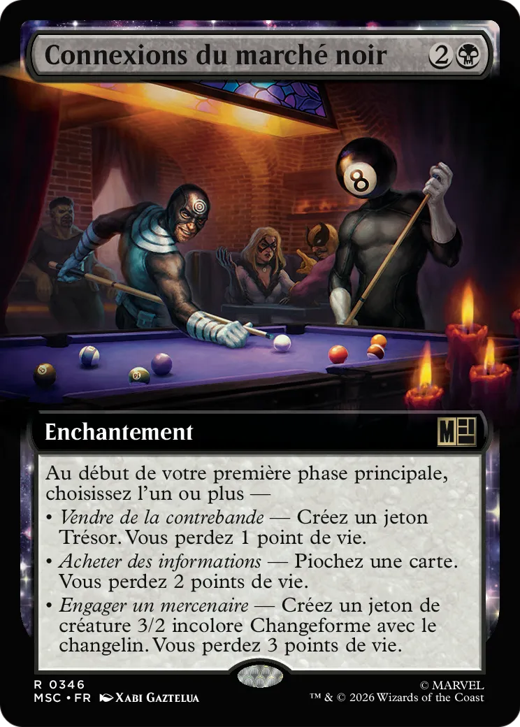 Connexions du marché noir — Marvel Super Heroes Commander — Magic: The Gathering