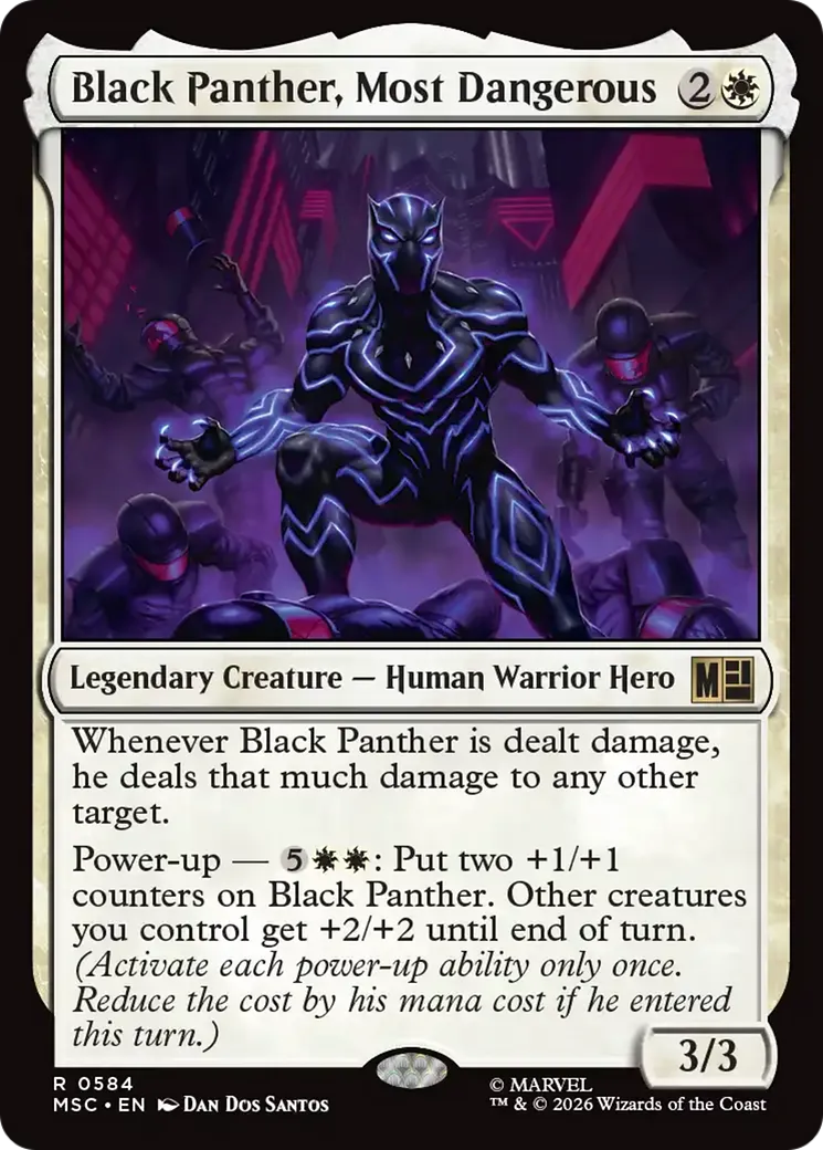 Black Panther, Most Dangerous — Marvel Super Heroes Commander — Magic: The Gathering