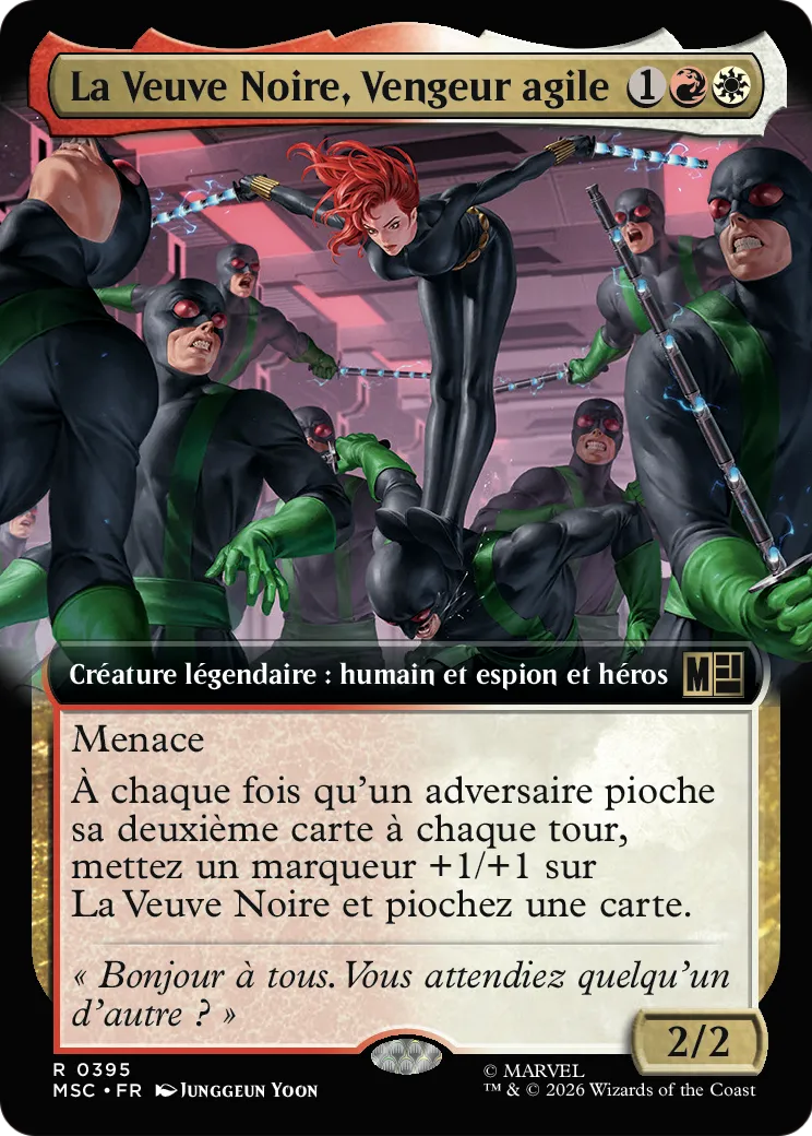 La Veuve Noire, Vengeur agile — Marvel Super Heroes Commander — Magic: The Gathering
