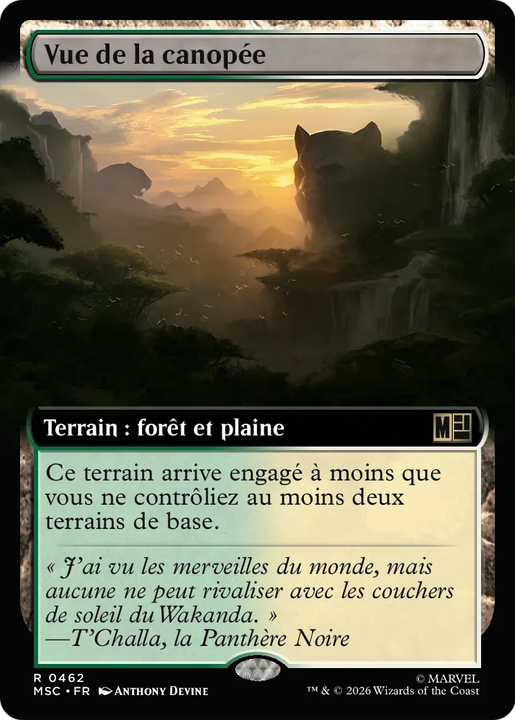 Vue de la canopée — Marvel Super Heroes Commander — Magic: The Gathering