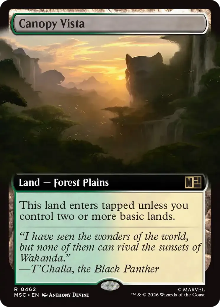 Canopy Vista — Marvel Super Heroes Commander — Magic: The Gathering