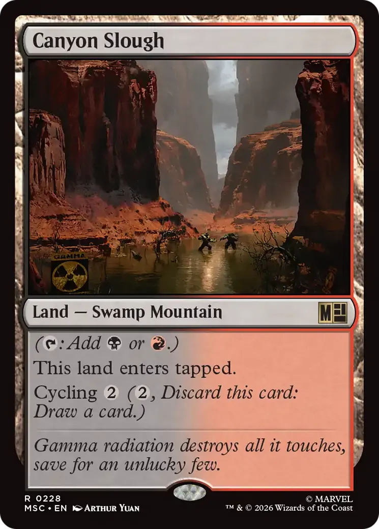 Canyon Slough — Marvel Super Heroes Commander — Magic: The Gathering