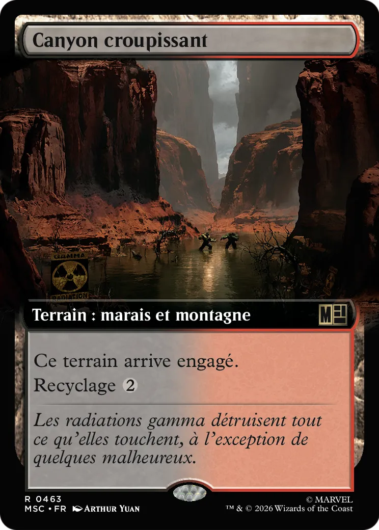 Canyon croupissant — Marvel Super Heroes Commander — Magic: The Gathering