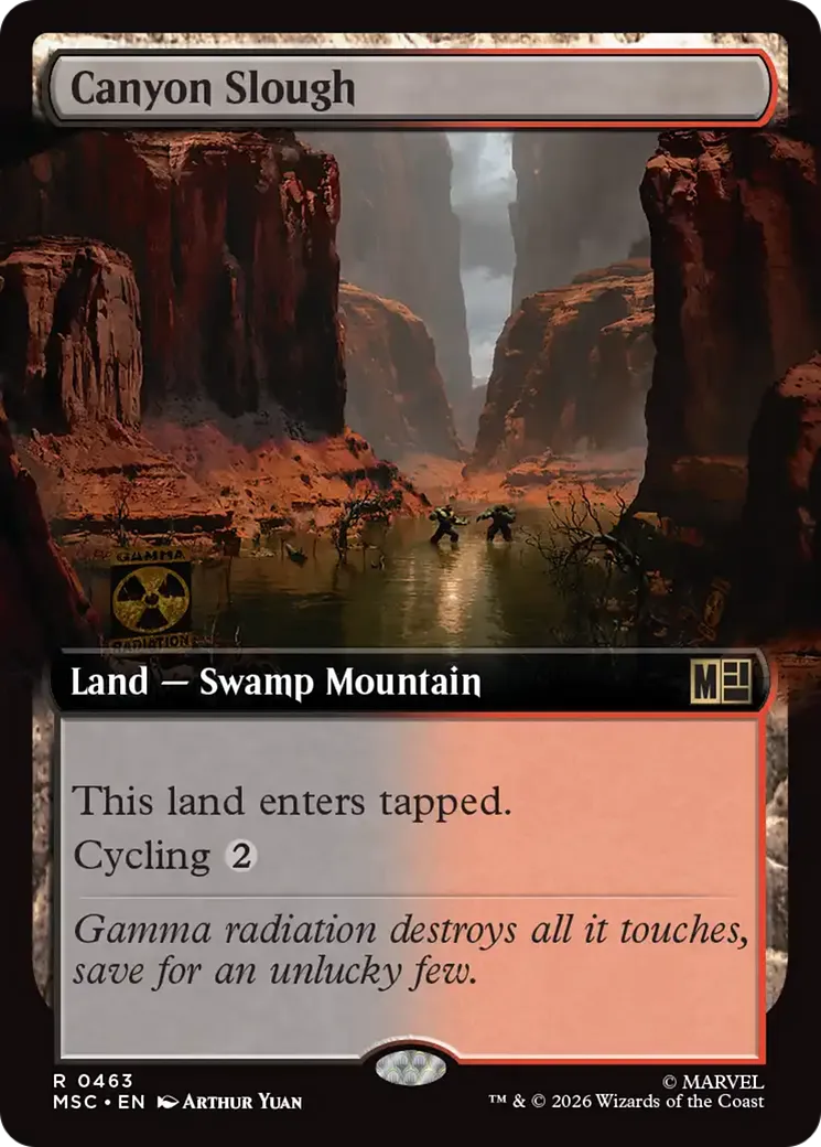 Canyon Slough — Marvel Super Heroes Commander — Magic: The Gathering