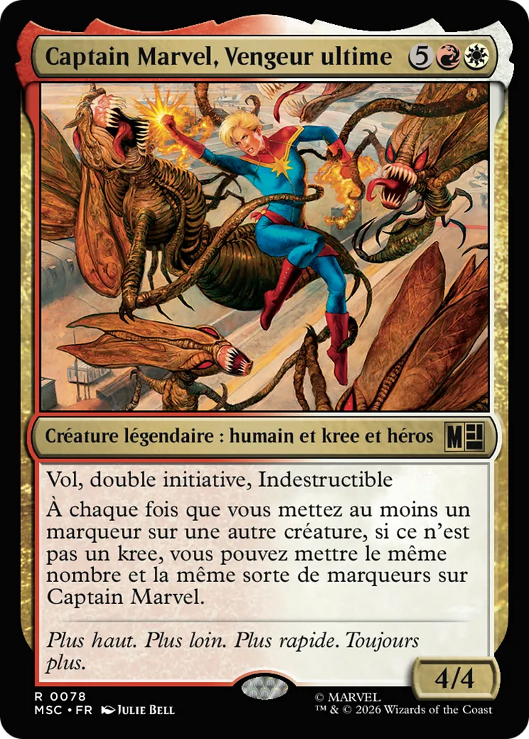 Captain Marvel, Vengeur ultime — Marvel Super Heroes Commander — Magic: The Gathering