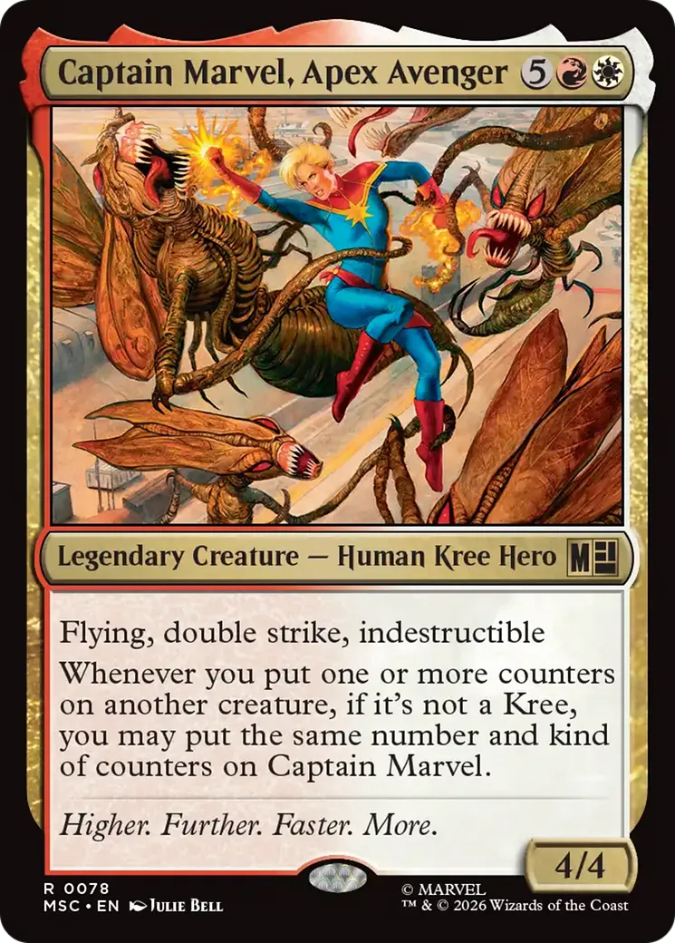 Captain Marvel, Vengeur ultime — Marvel Super Heroes Commander — Magic: The Gathering