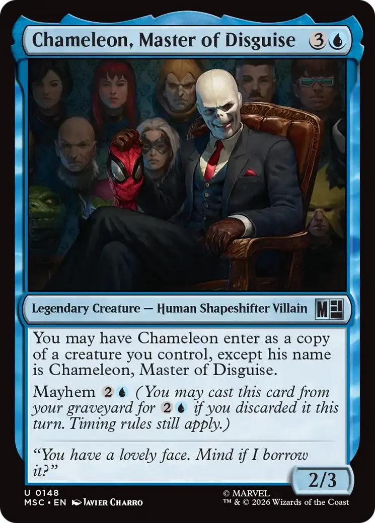 Chameleon, Master of Disguise — Marvel Super Heroes Commander — Magic: The Gathering