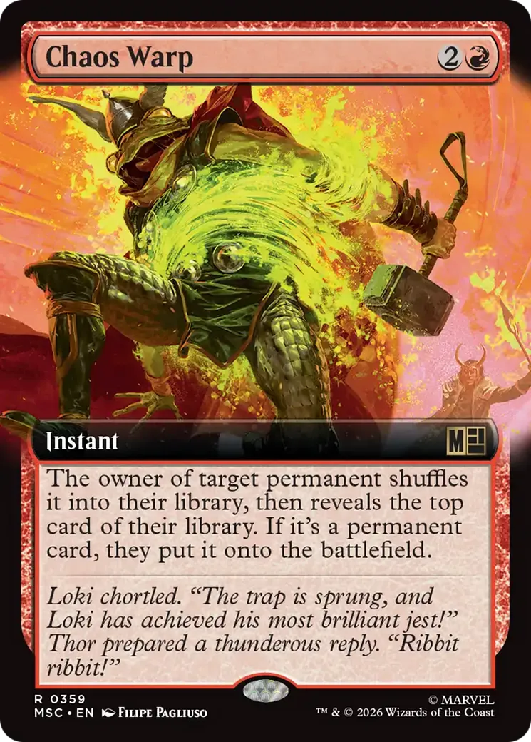 Chaos Warp — Marvel Super Heroes Commander — Magic: The Gathering