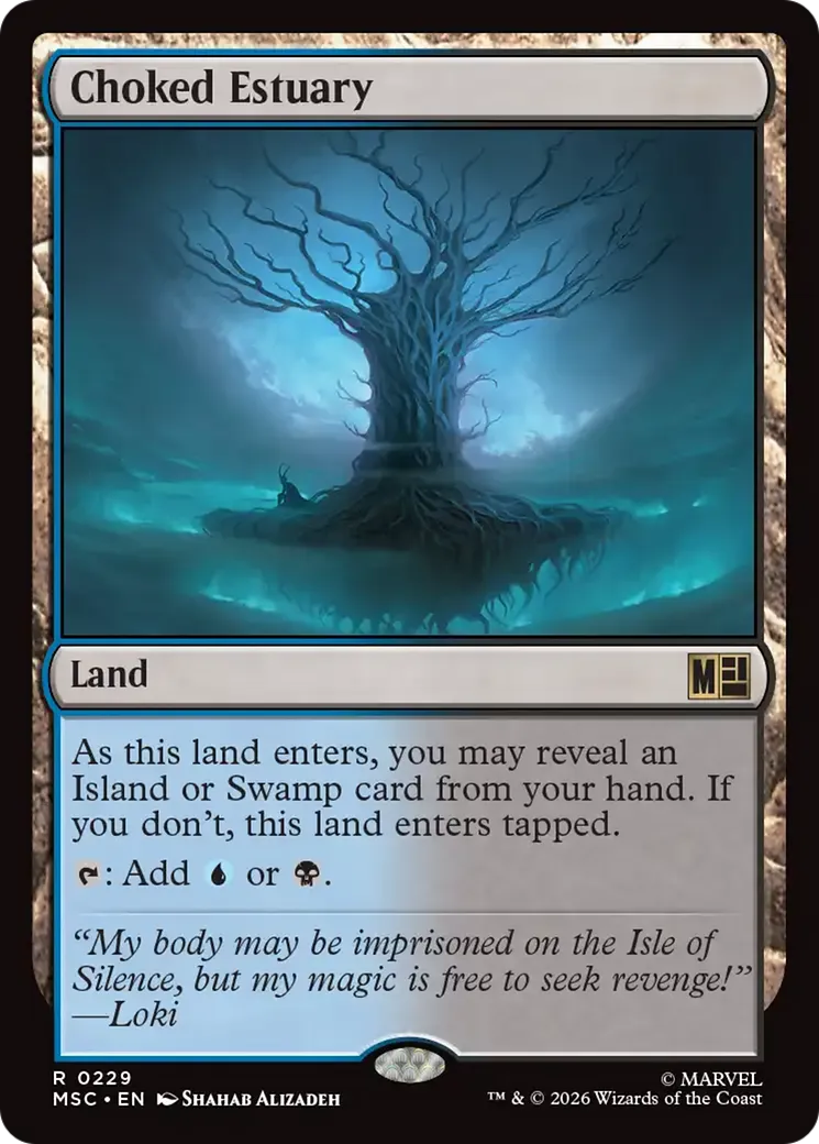 Choked Estuary — Marvel Super Heroes Commander — Magic: The Gathering