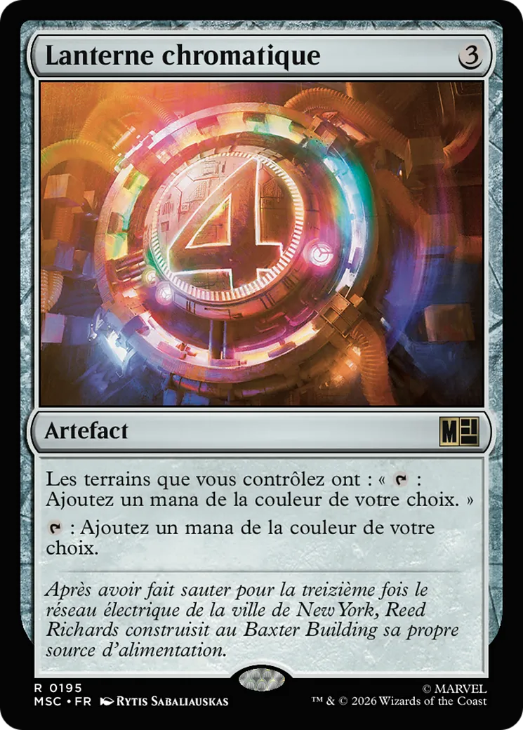 Lanterne chromatique from Marvel Super Heroes Commander - Magic: The Gathering