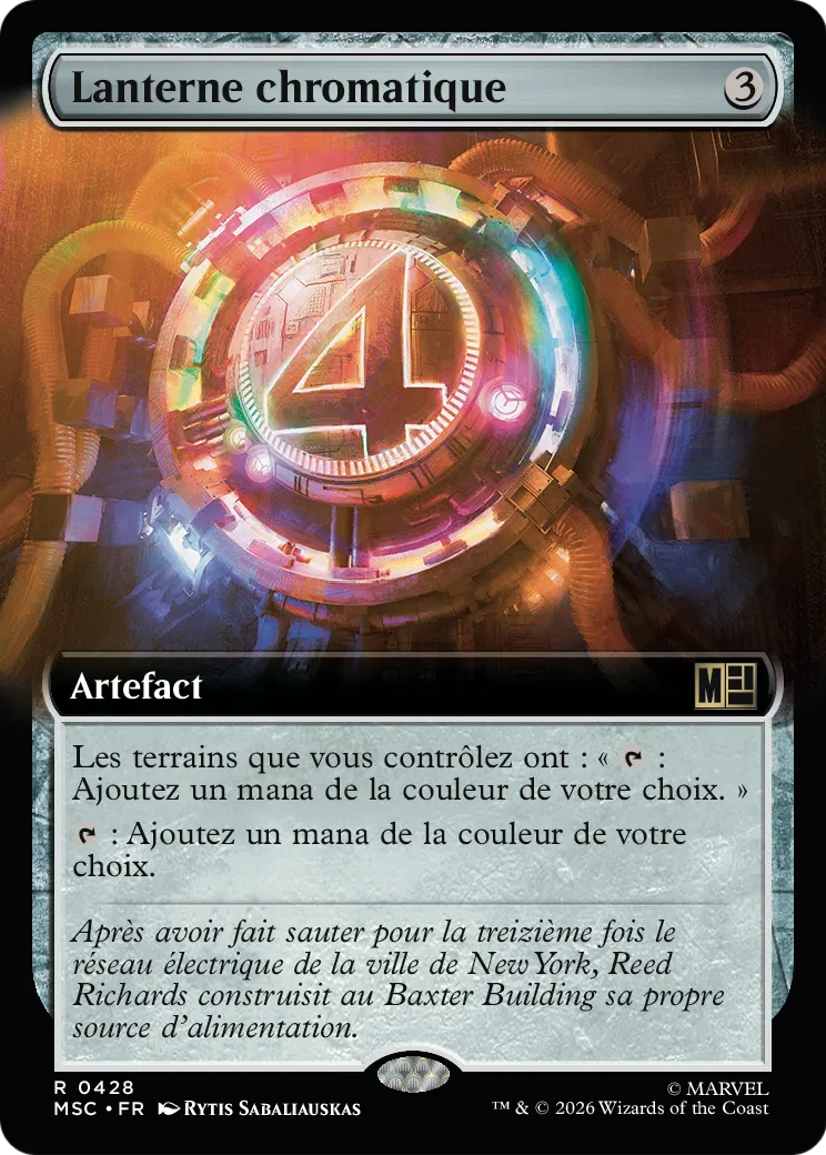 Lanterne chromatique — Marvel Super Heroes Commander — Magic: The Gathering
