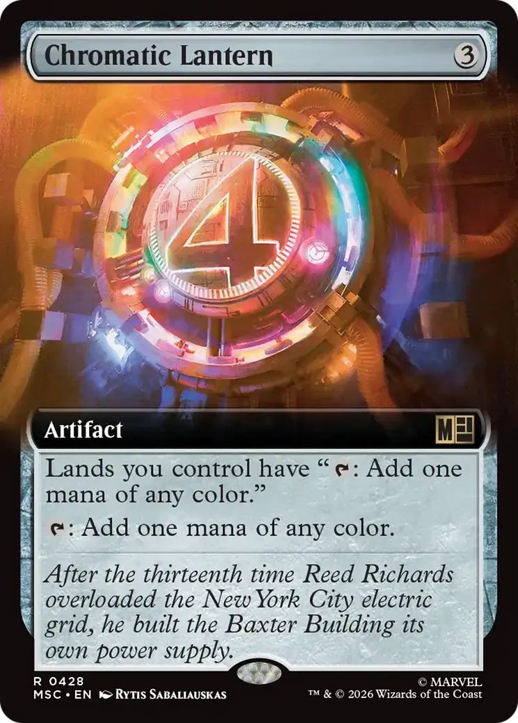 Chromatic Lantern — Marvel Super Heroes Commander — Magic: The Gathering